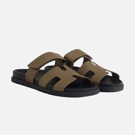 Hermès Chypre Sandals – Men's Epsom Calfskin Edition