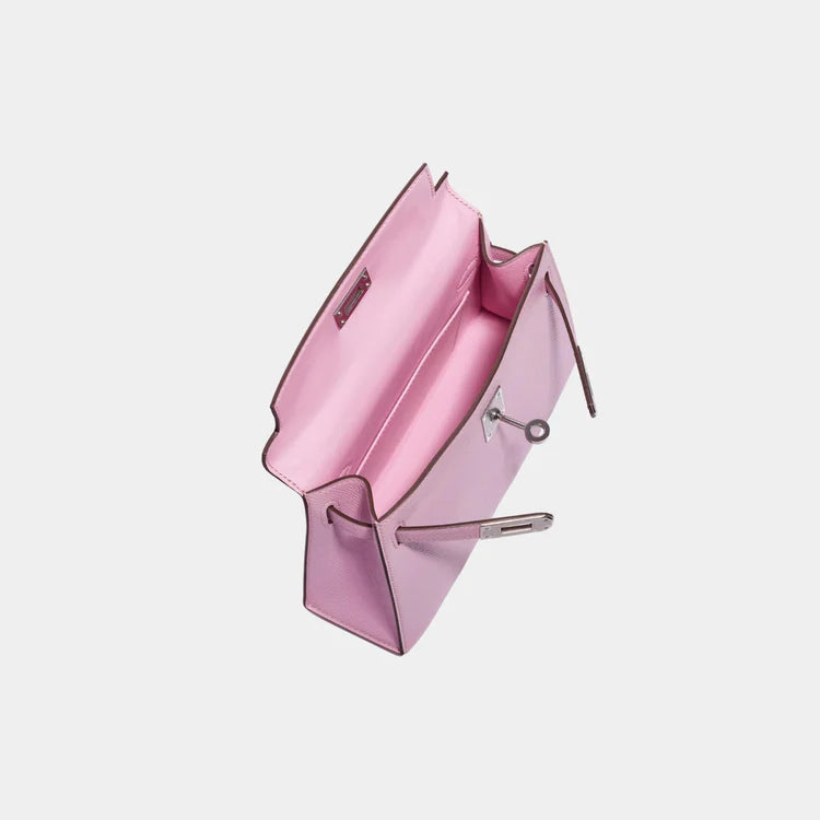 Hermès Kelly Mini II 20 – Epsom Mauve with Palladium Hardware - Zeuskicks