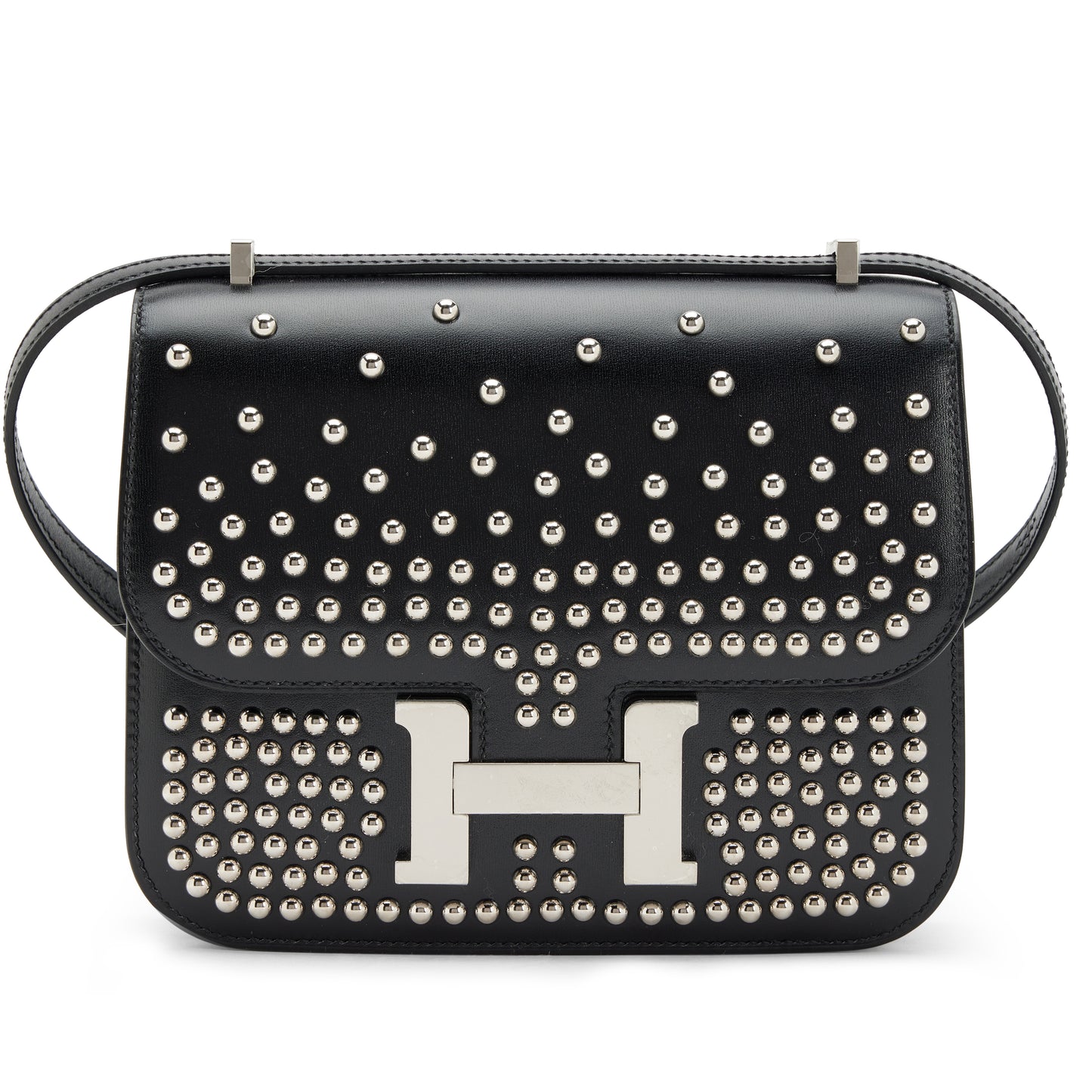 Hermès Mini Constance 18 III – Limited Edition Black Box Calf Studded - Zeuskicks