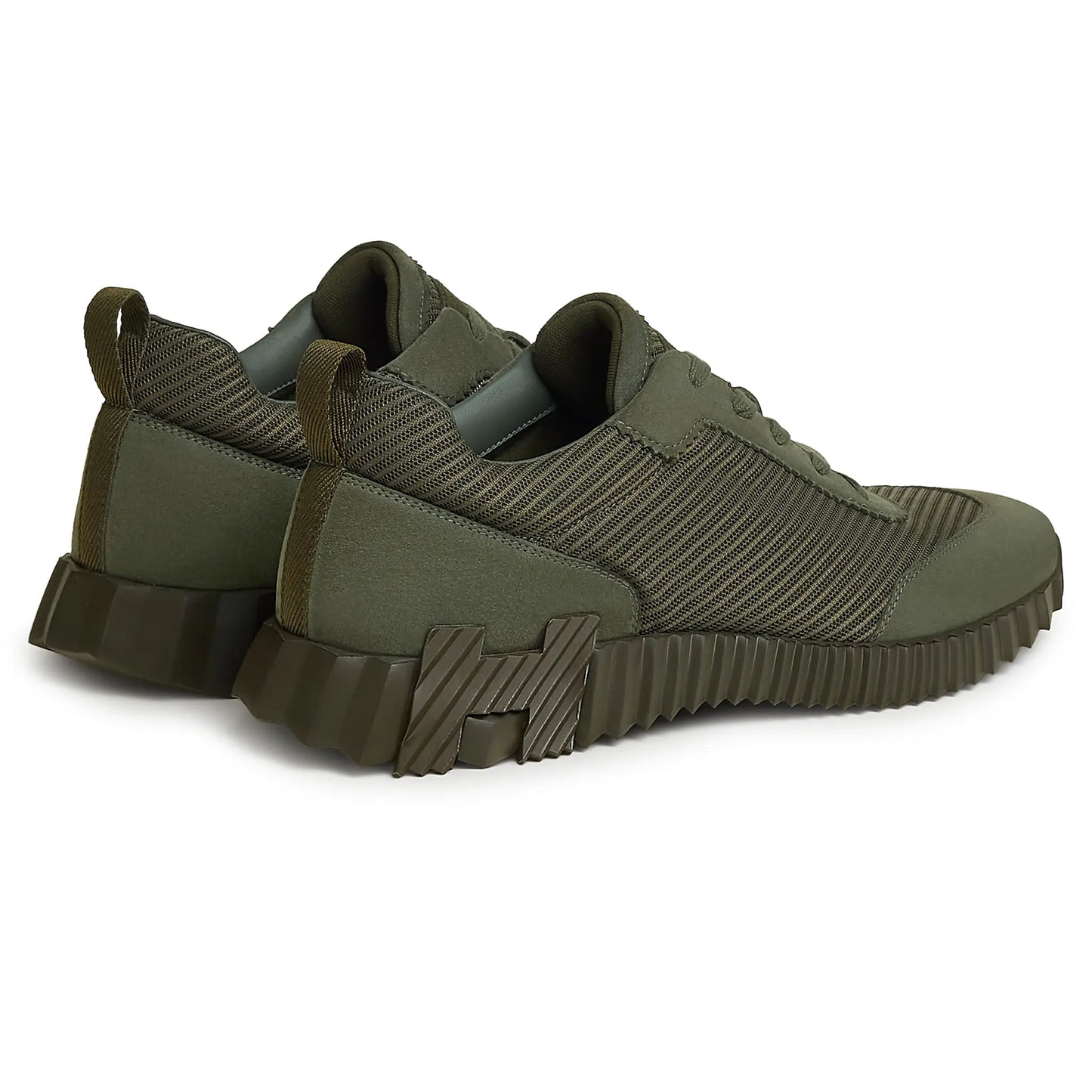 Hermès Bouncing Sneakers – Vert Veronese Technical Mesh & Suede Goatskin Edition