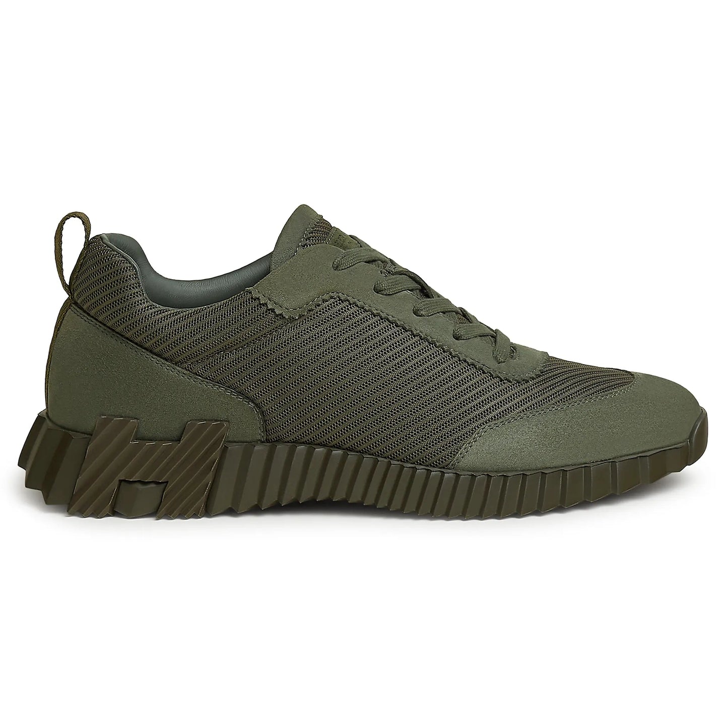 Hermès Bouncing Sneakers – Vert Veronese Technical Mesh & Suede Goatskin Edition