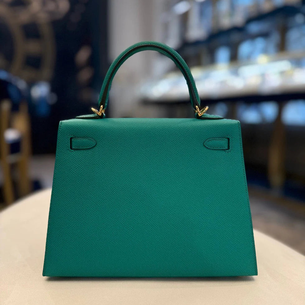 Hermès Kelly Sellier 25 – Vert Jade Epsom with Gold Hardware - Zeuskicks