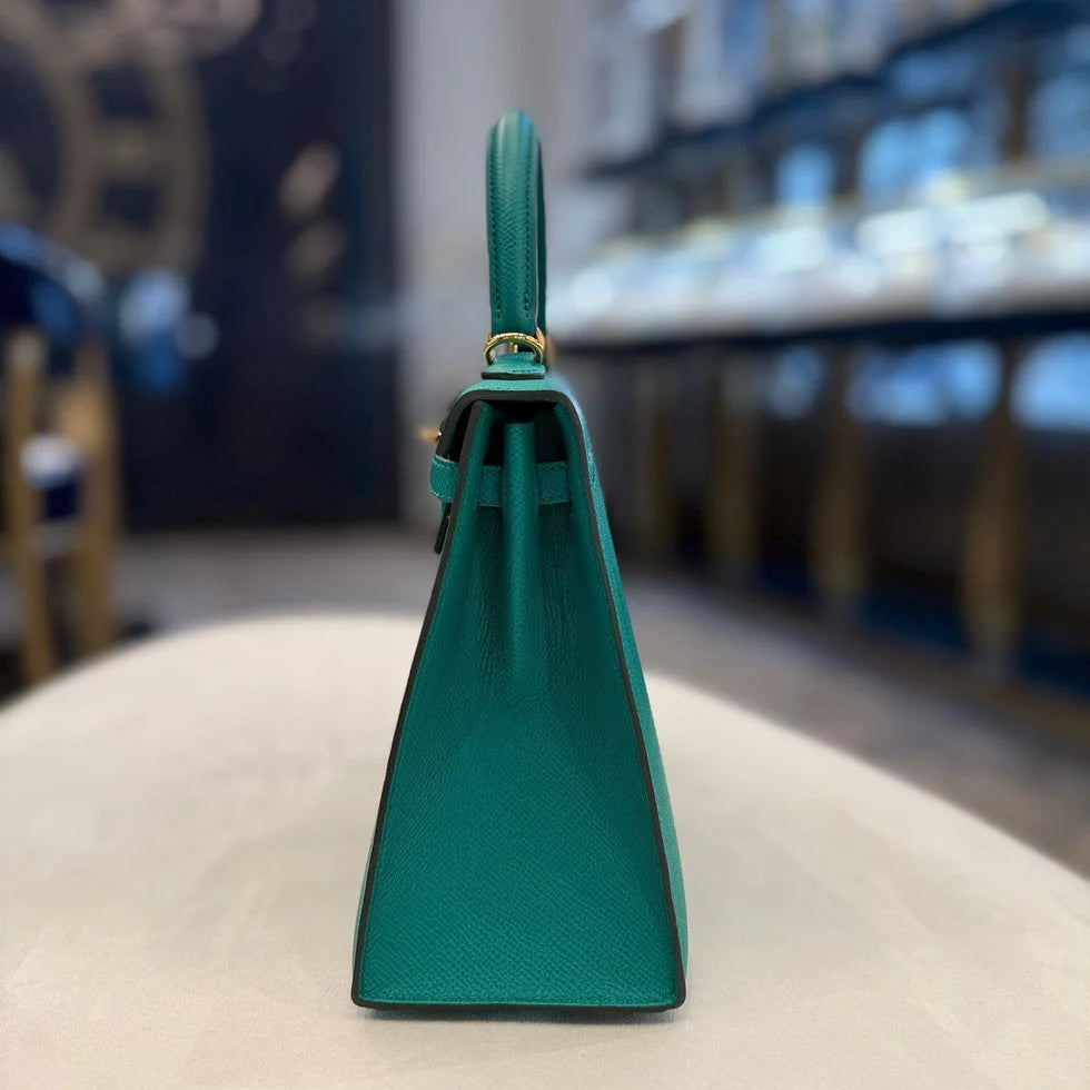 Hermès Kelly Sellier 25 – Vert Jade Epsom with Gold Hardware - Zeuskicks