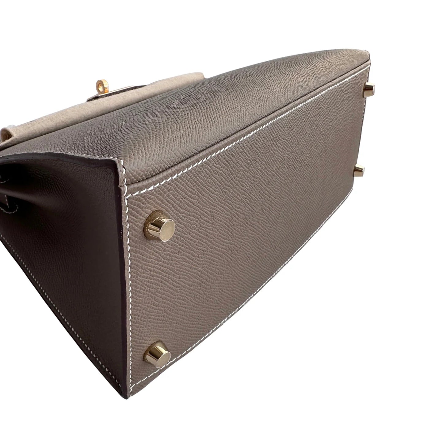 Hermès Kelly 28 Sellier – Etoupe Epsom Leather with Gold Hardware - Zeuskicks