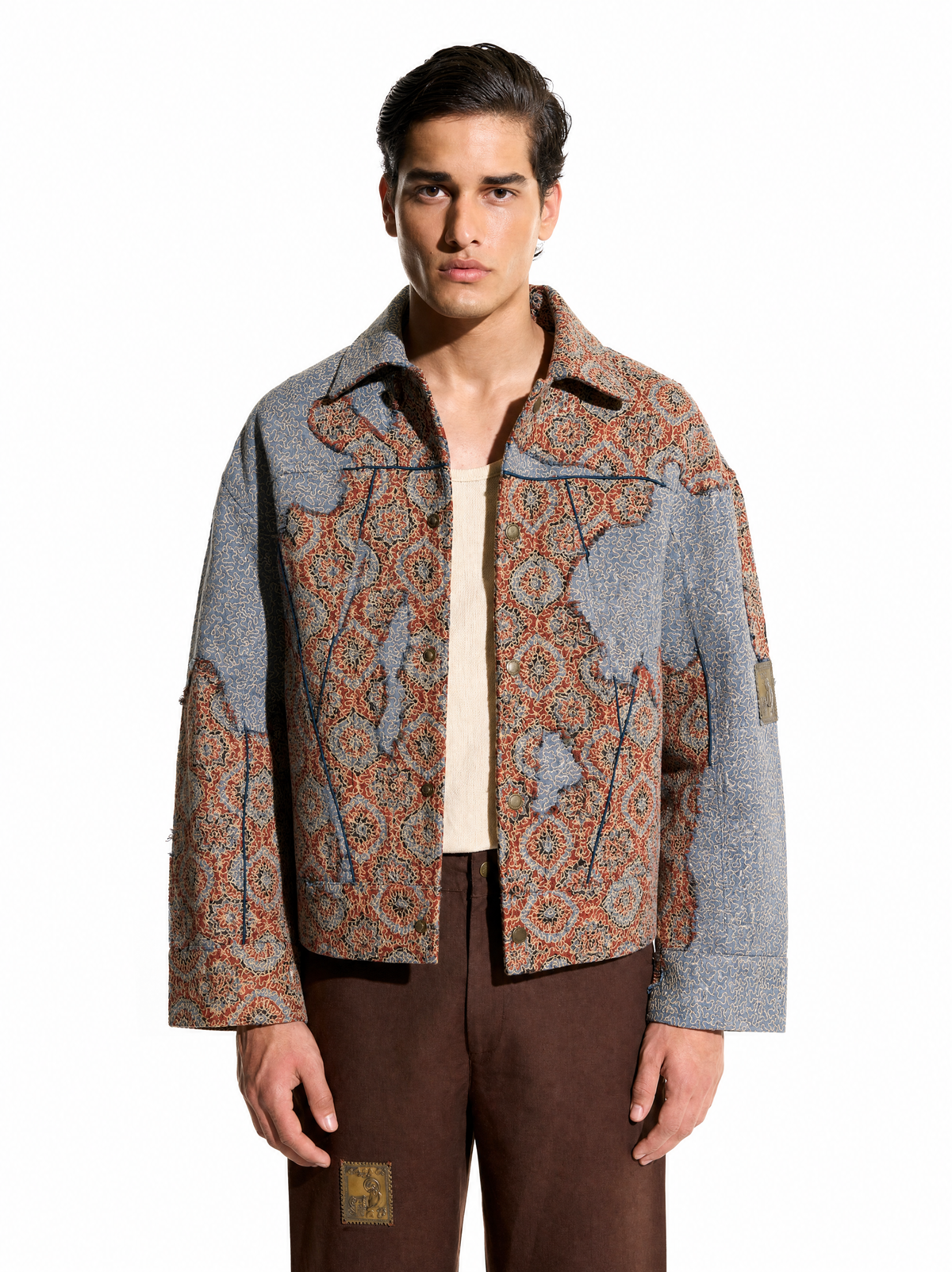Ajrakh Paniya Jacket by FARAK