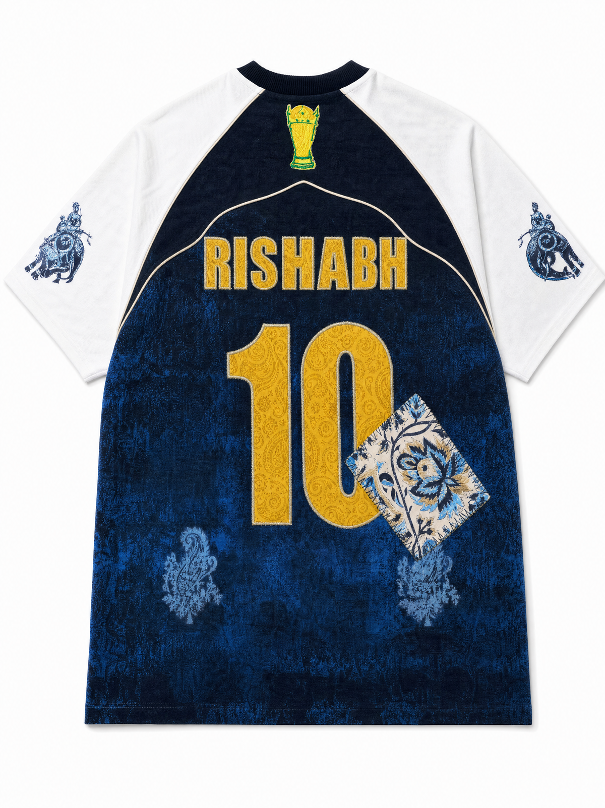 Fransé Block-Printed Jersey by FARAK