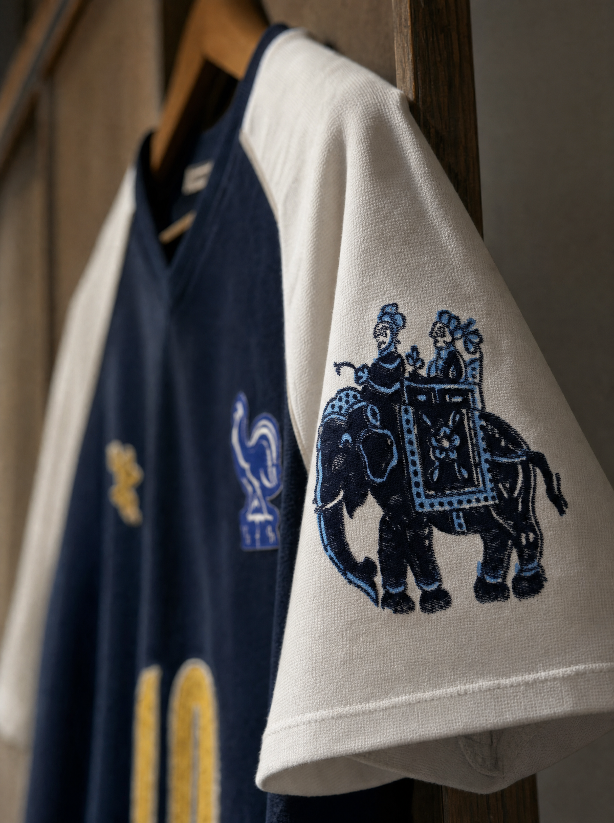 Fransé Block-Printed Jersey by FARAK