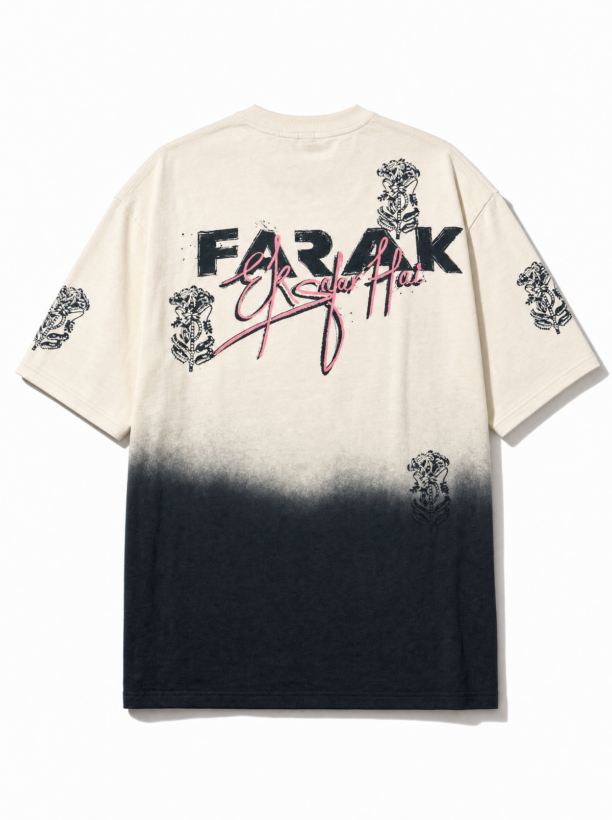 Farak Ek Safar Beige T-shirt by FARAK