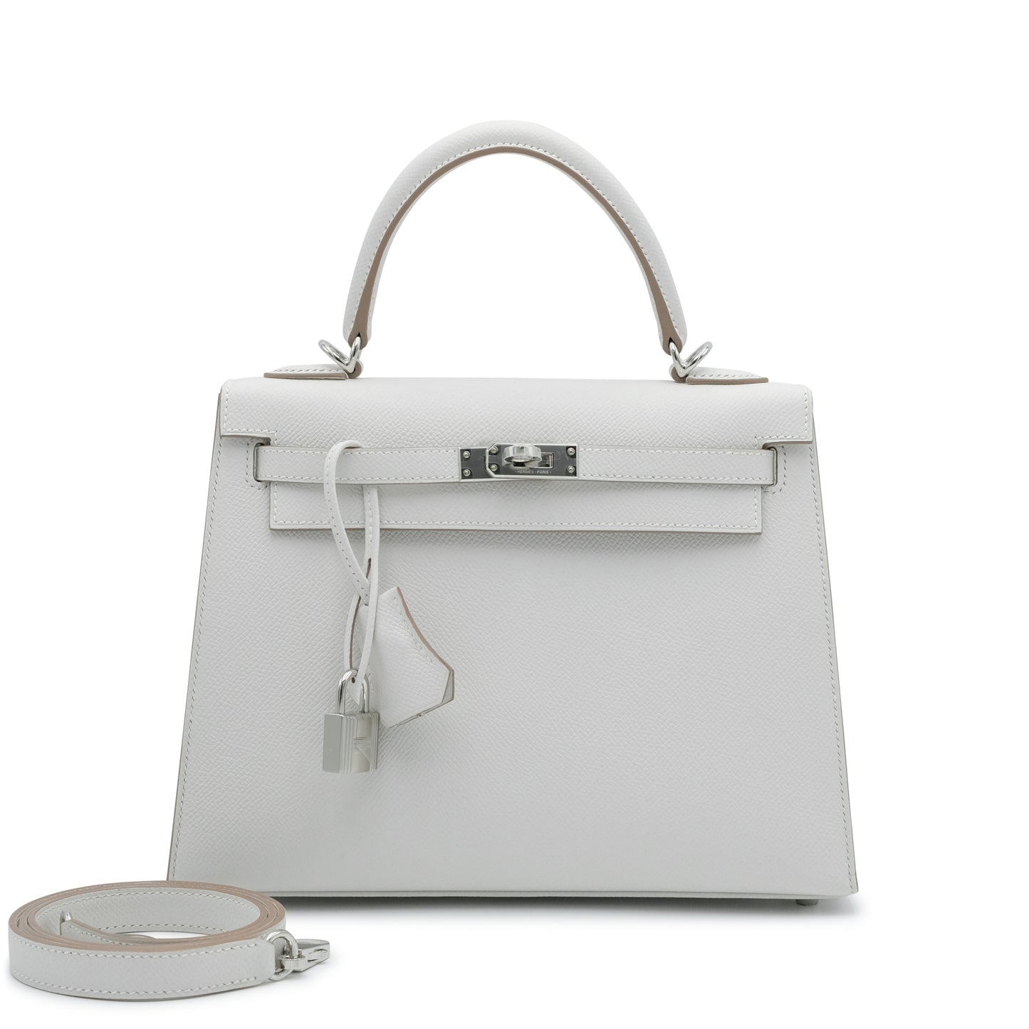 Hermès Kelly 25 Sellier – Gris Pale Epsom with Palladium Hardware