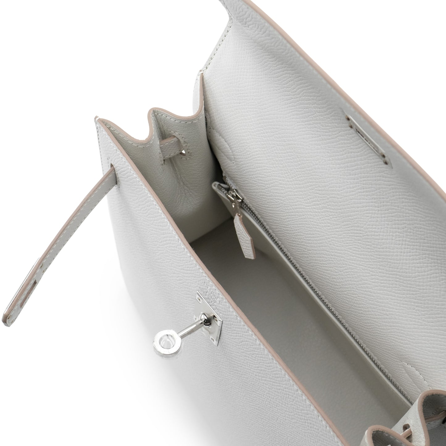 Hermès Kelly 25 Sellier – Gris Pale Epsom with Palladium Hardware
