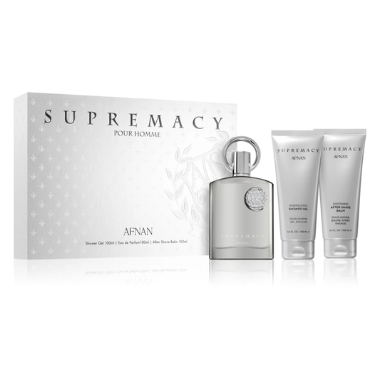 Afnan Supremacy Silver Gift Set for Men