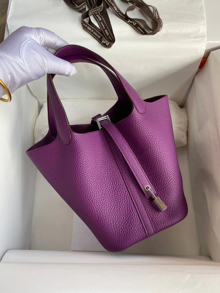 Hermès Picotin Lock Bag – Purple