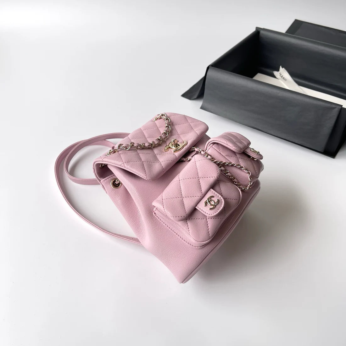 Chanel 23P Mini Backpack – Pink with Gold Hardware