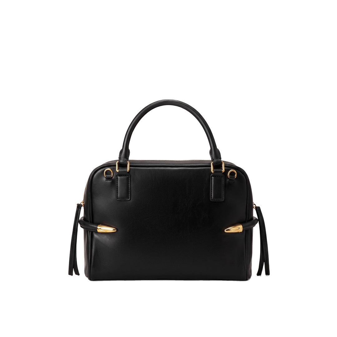 JW PEI Callie Tusk Detail Shoulder Bag - Black by JW PEI