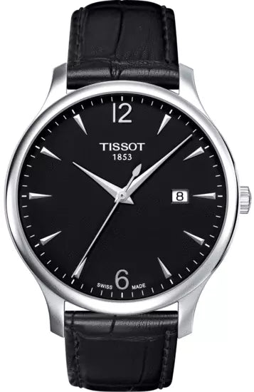 Men’s Tissot Tradition 42mm T063.610.16.057.00 Quartz Watch - Zeuskicks