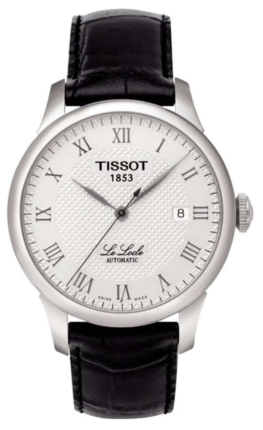 Men’s Tissot Le Locle Automatic T41.1.423.33 Classic Leather Strap Watch