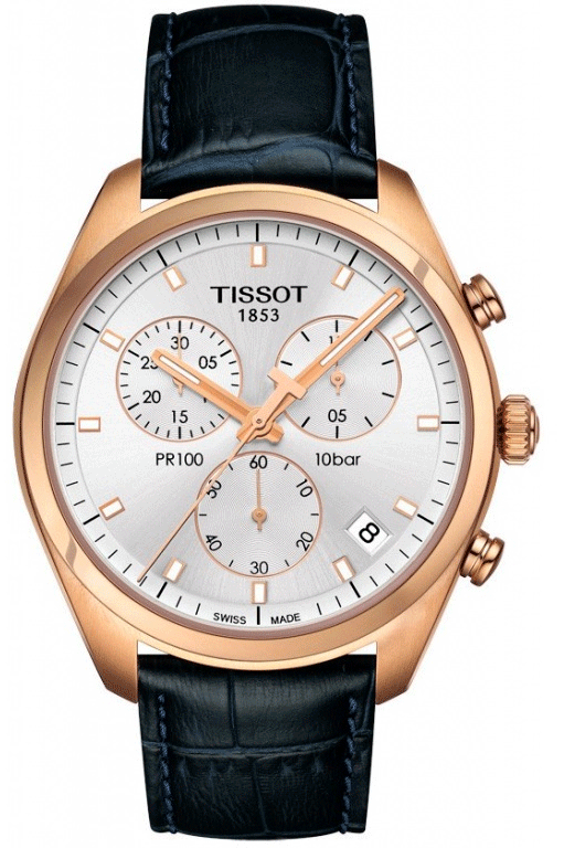 Men’s Tissot PR 100 Chronograph T101.417.36.031.00 Quartz Watch - Zeuskicks