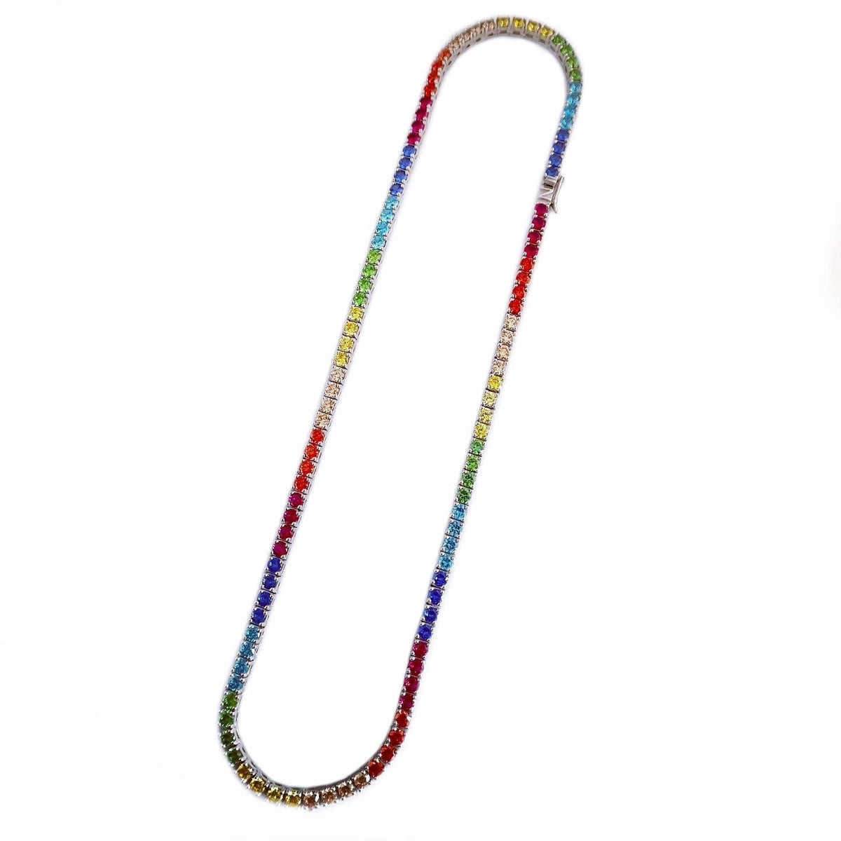 SPECTRUM TENNIS NECKLACE by The Noble Sculptor