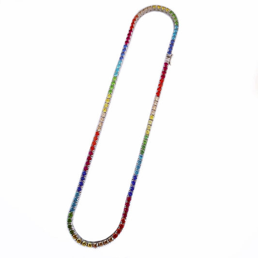SPECTRUM TENNIS NECKLACE by The Noble Sculptor