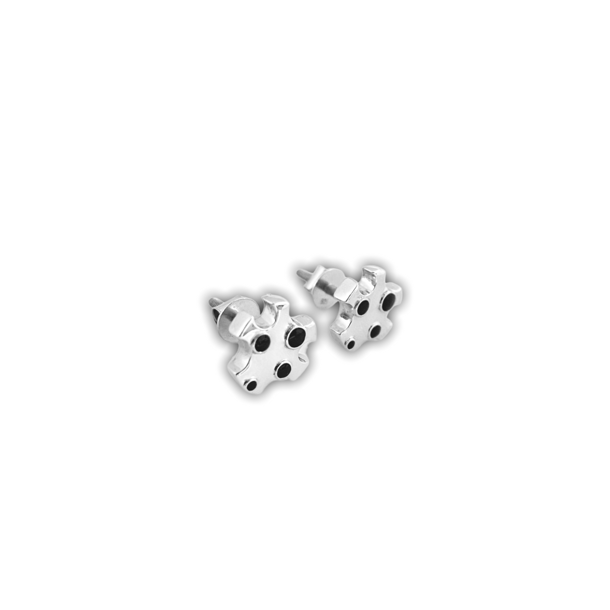 DOTTED STUD - ENAMEL by The Noble Sculptor