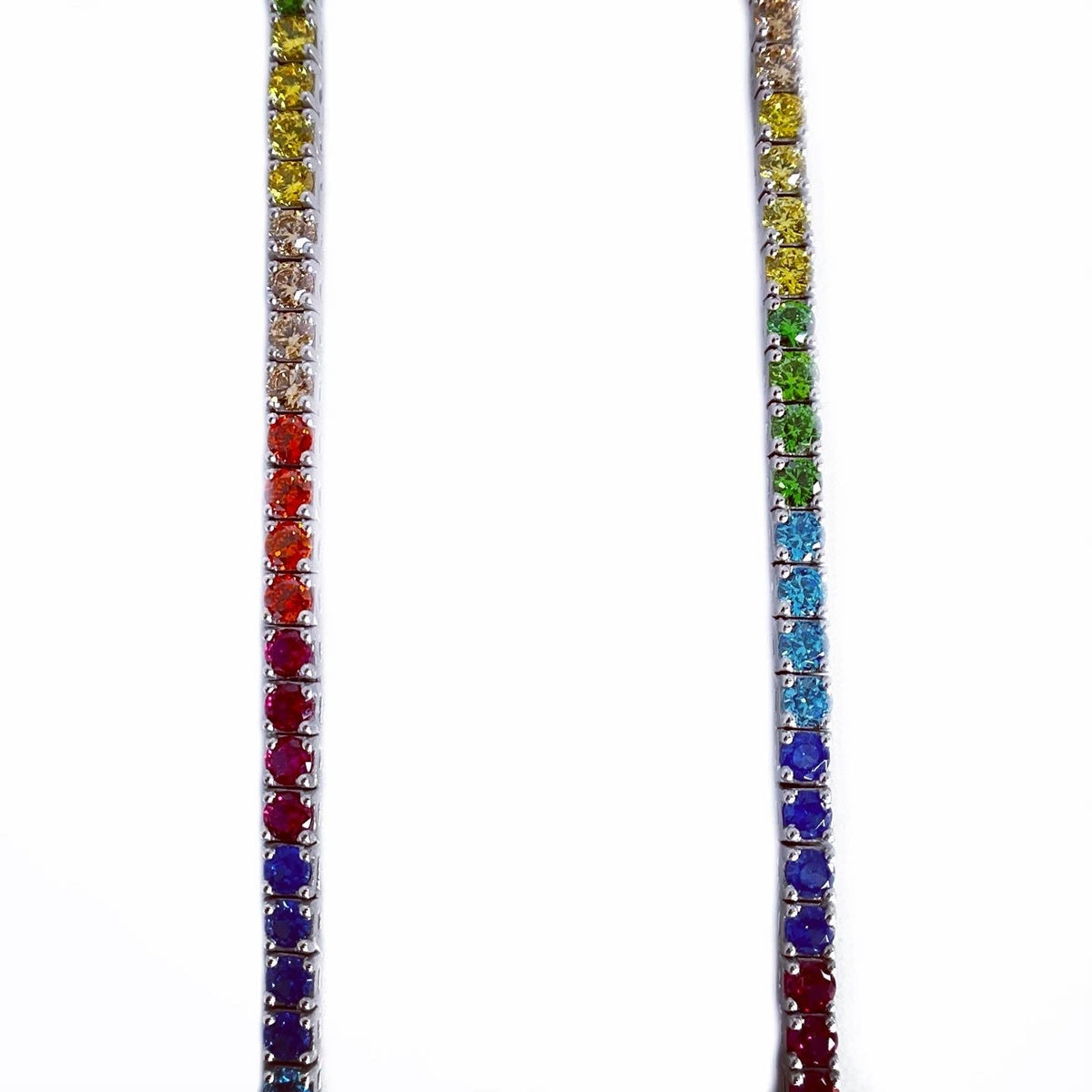 SPECTRUM TENNIS NECKLACE by The Noble Sculptor