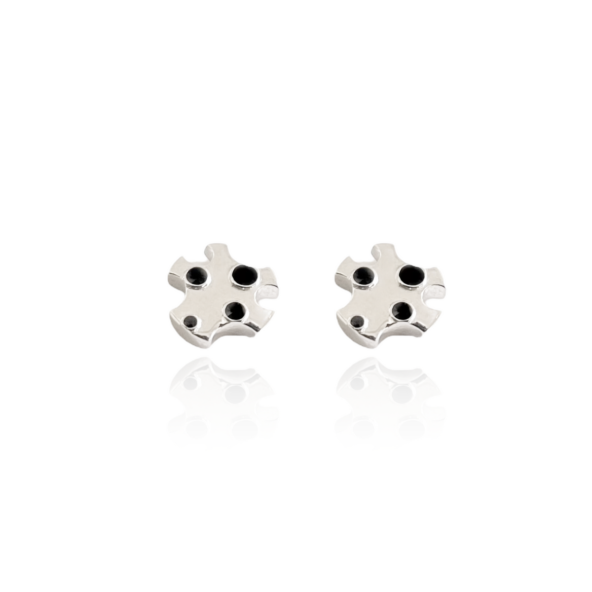 DOTTED STUD - ENAMEL by The Noble Sculptor