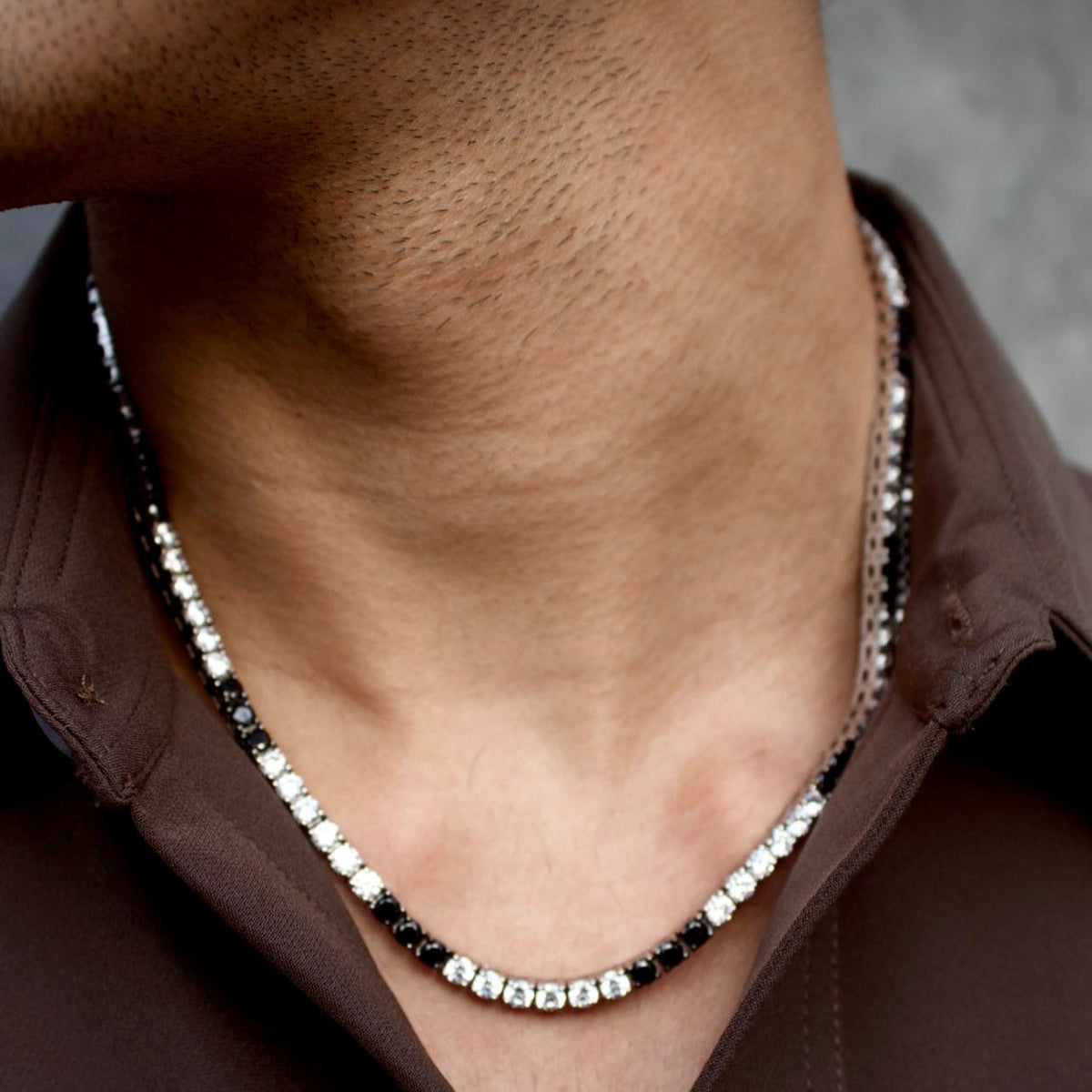 RETRO TENNIS NECKLACE by The Noble Sculptor