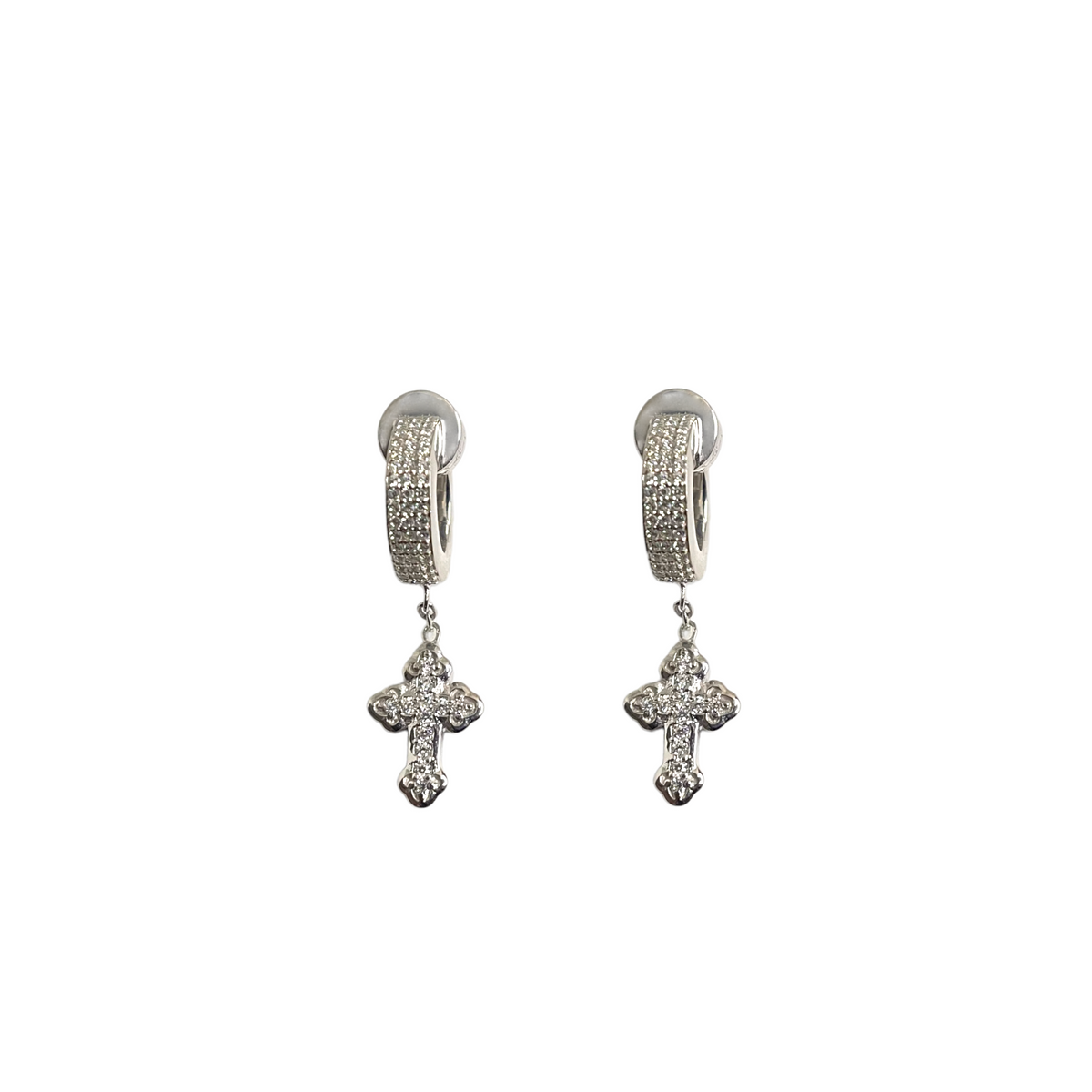 MAGNETIC EAR LOOPS - GREEK CROSS by The Noble Sculptor