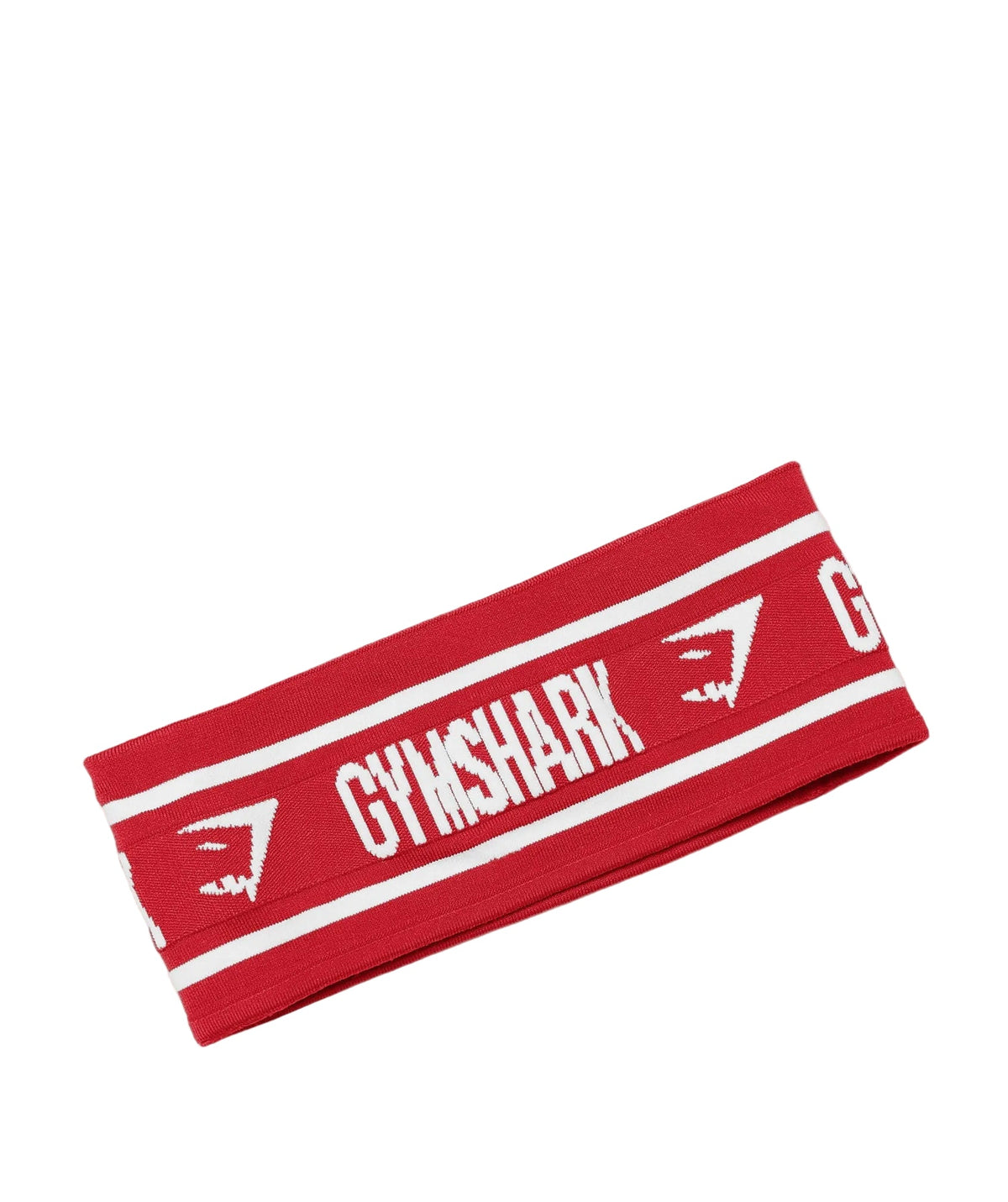 GYMSHARK Diffuse Logo Headband Carmine Red by GYMSHARK
