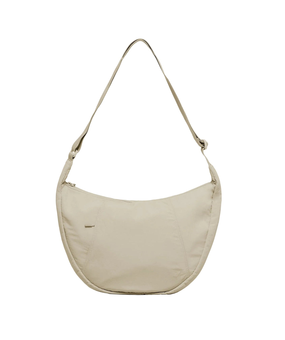 GYMSHARK Large Pleat Crossbody Pebble Grey by GYMSHARK
