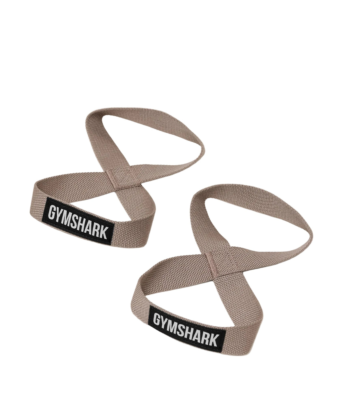 GYMSHARK Figure 8 Lifting Straps Lifestyle Brown by GYMSHARK