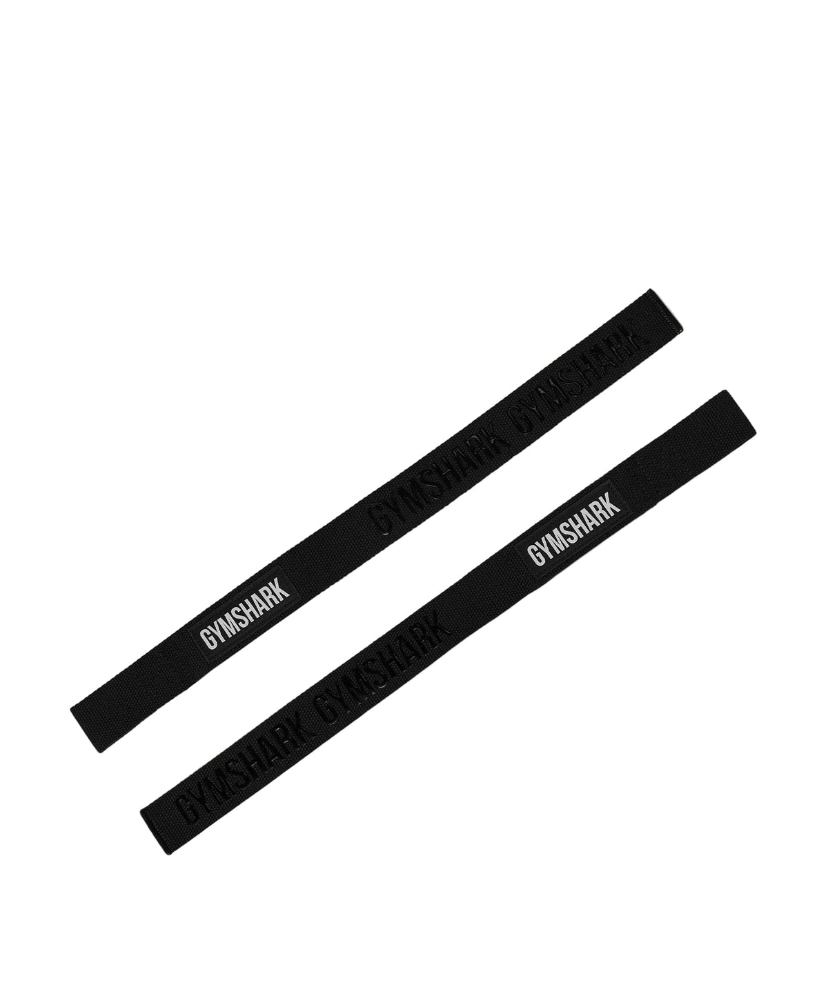 GYMSHARK Silicone Lifting Straps Black by GYMSHARK