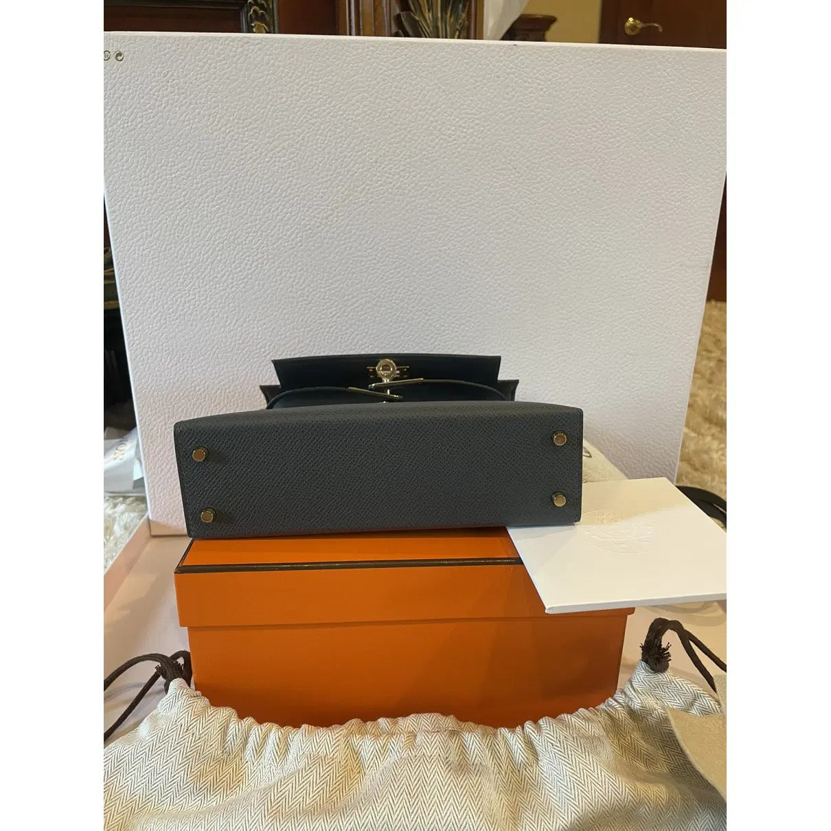 Hermès Kelly Mini Leather Handbag