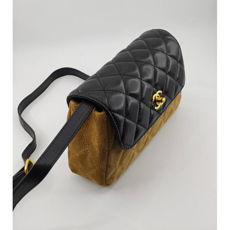 Chanel Mini Flap Bag in Suede 19.5cm – AP4677