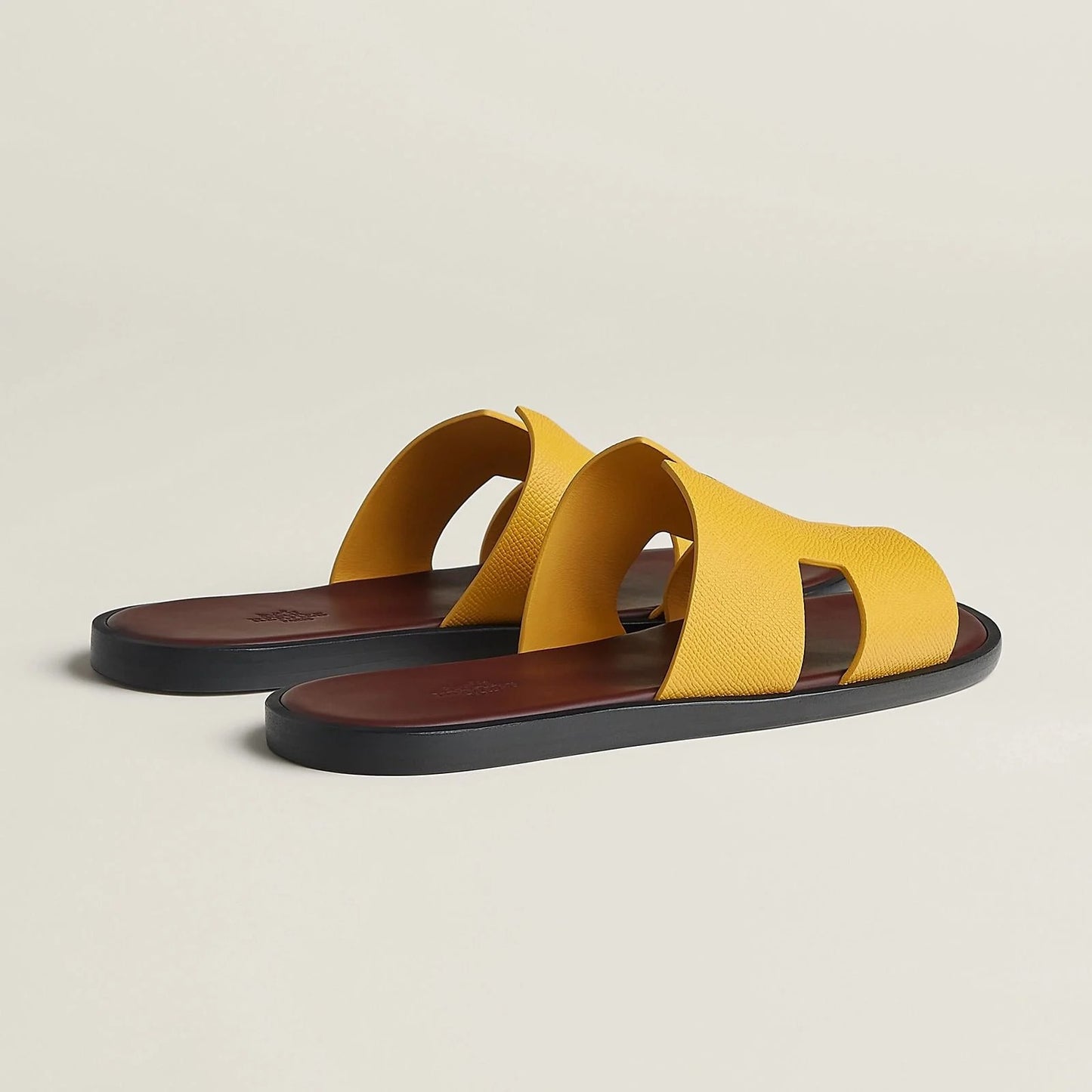 Hermès Izmir Sandals – Jaune Soleil Epsom Calfskin