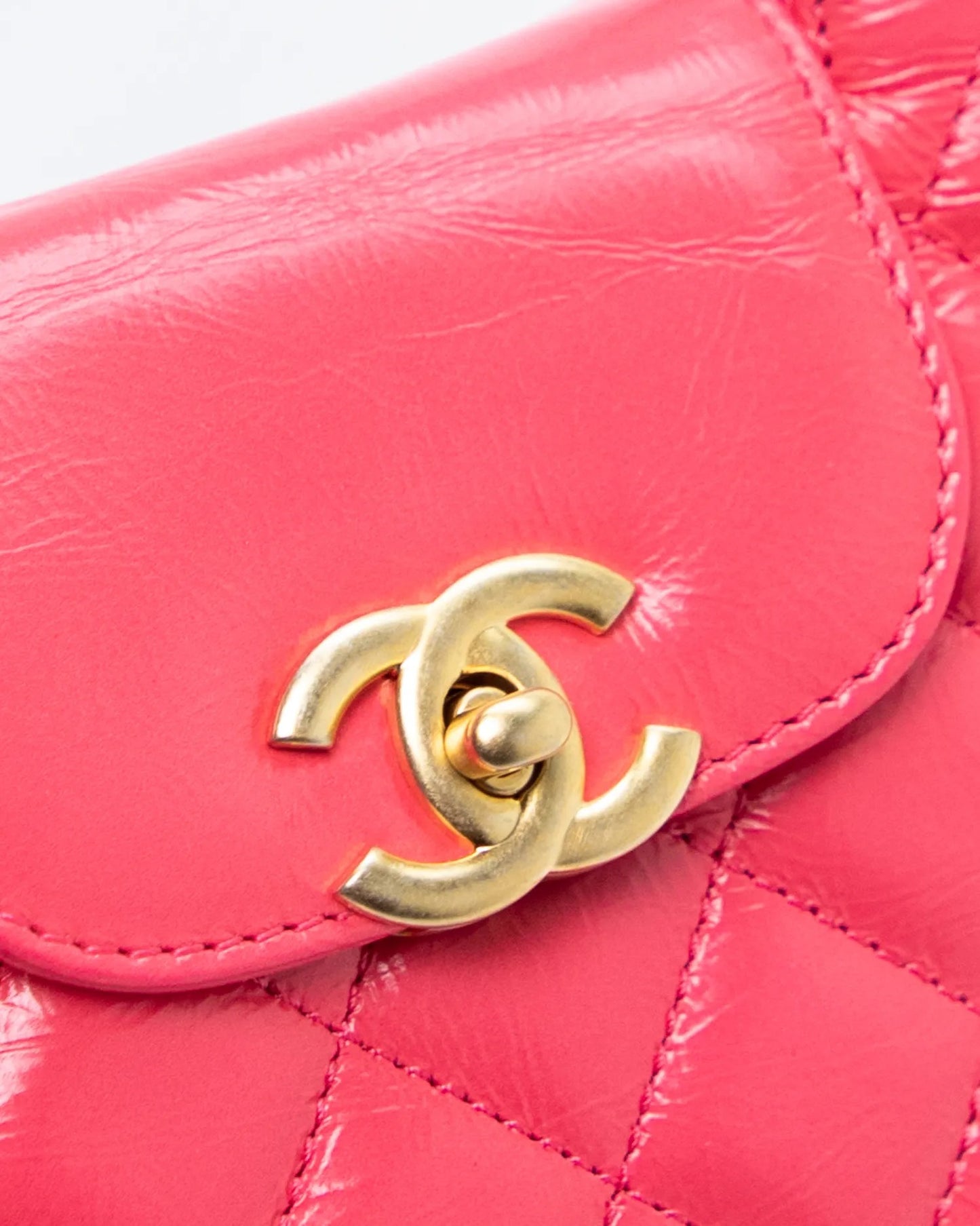 Chanel Kelly Top Handle Nano Shopping Bag – Pink