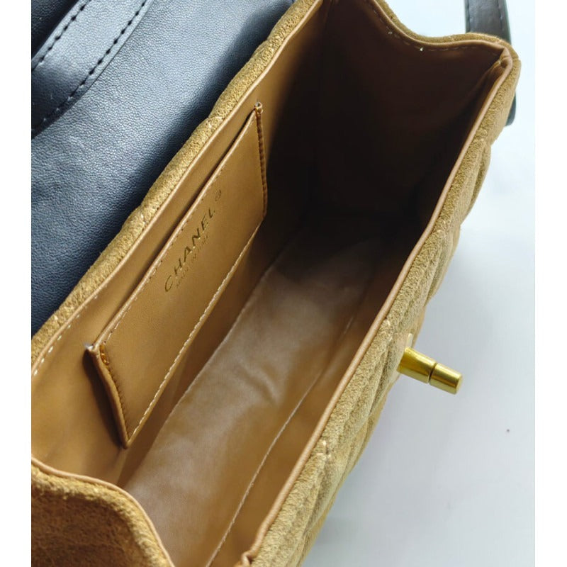 Chanel Mini Flap Bag in Suede 19.5cm – AP4677