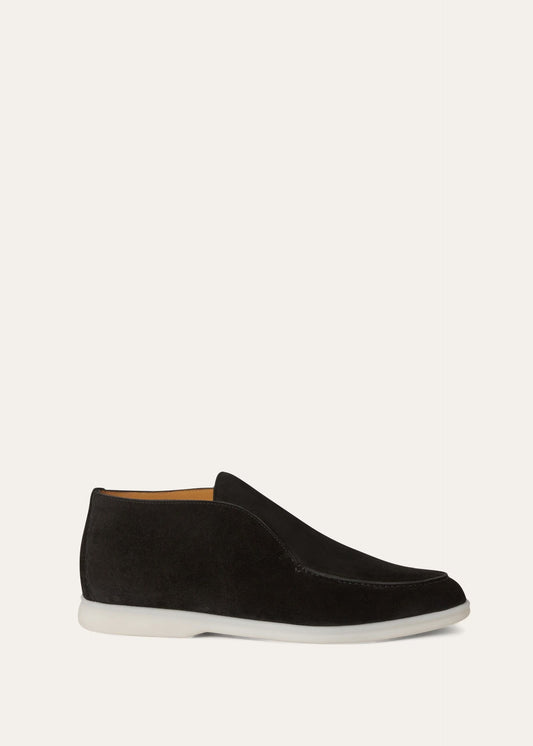 Loro Piana Open Walk Ankle Boots – Suede Calfskin Edition