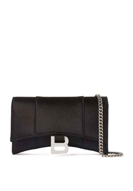 Balenciaga Hourglass Wallet on Chain – Velvet