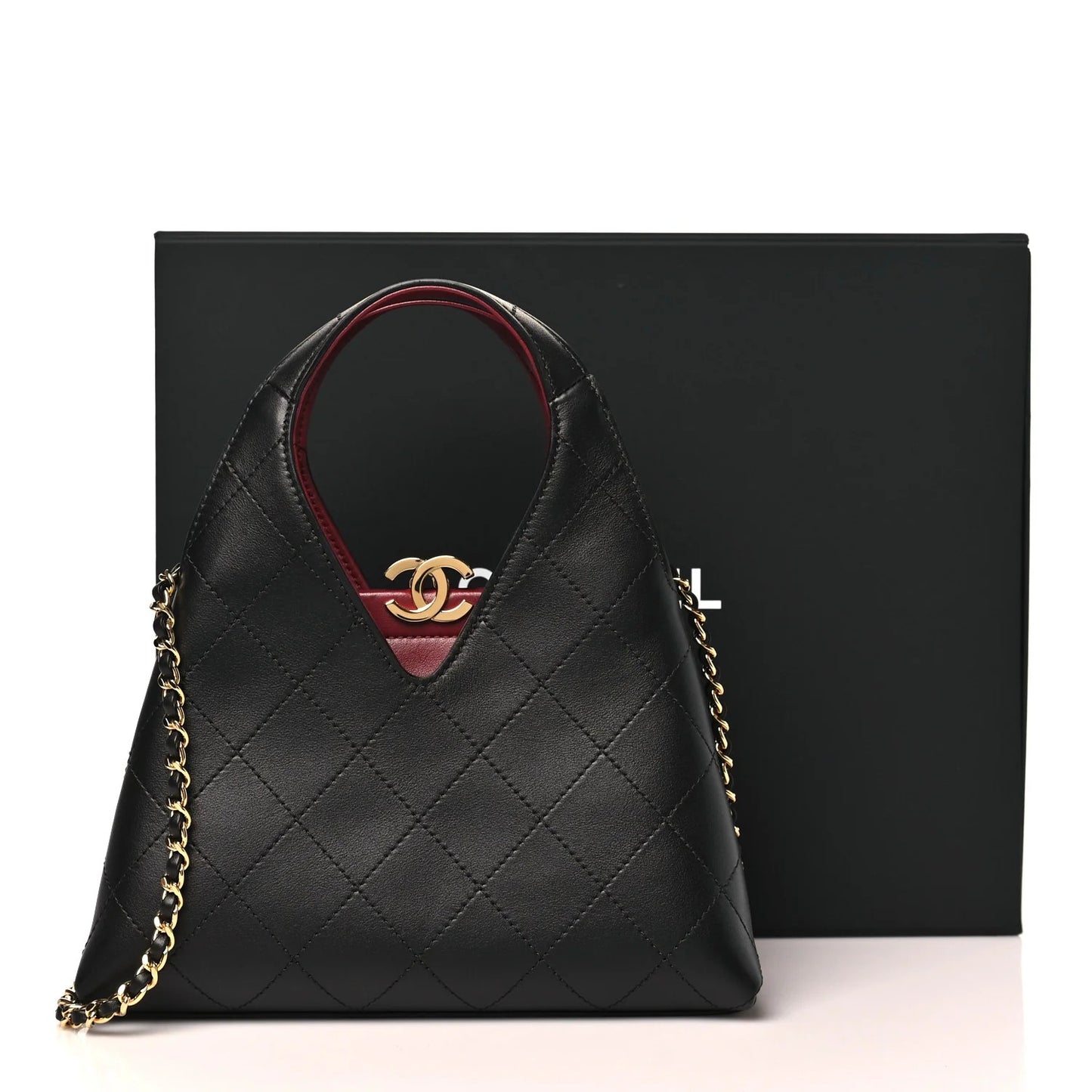 Chanel Calfskin Chic Lady Small Shopping Tote – Black