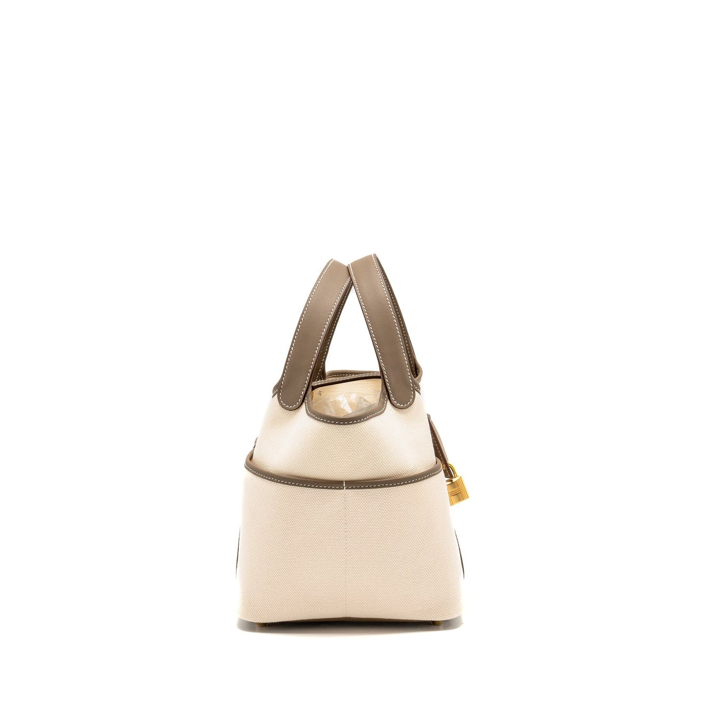 Hermès Cargo Picotin 18 Lock Bag – Ecru / Étoupe GHW