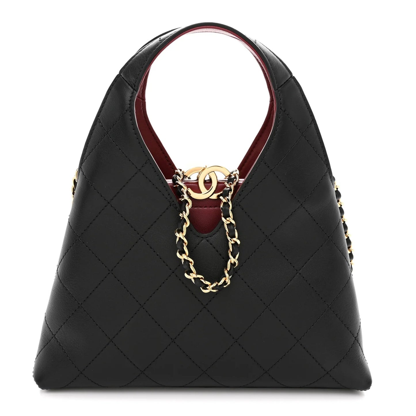 Chanel Calfskin Chic Lady Small Shopping Tote – Black