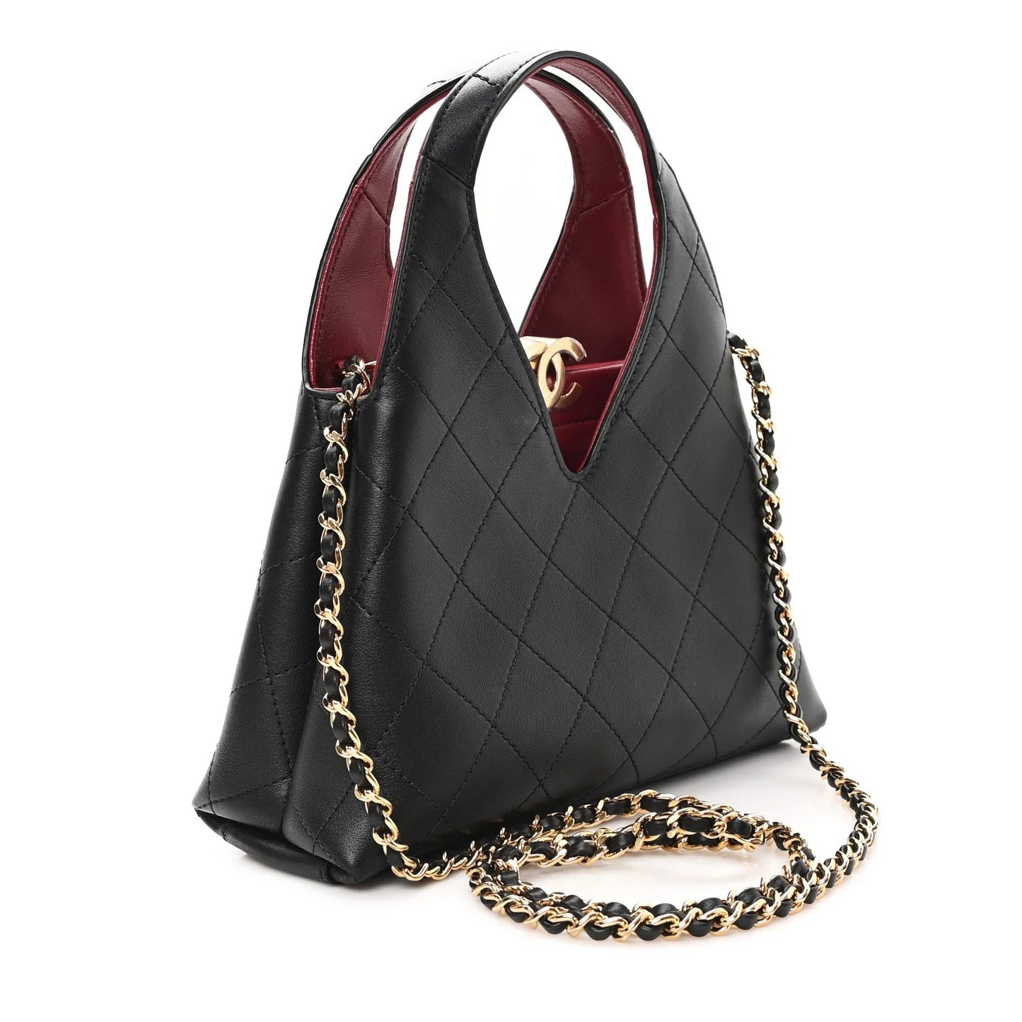 Chanel Calfskin Chic Lady Small Shopping Tote – Black