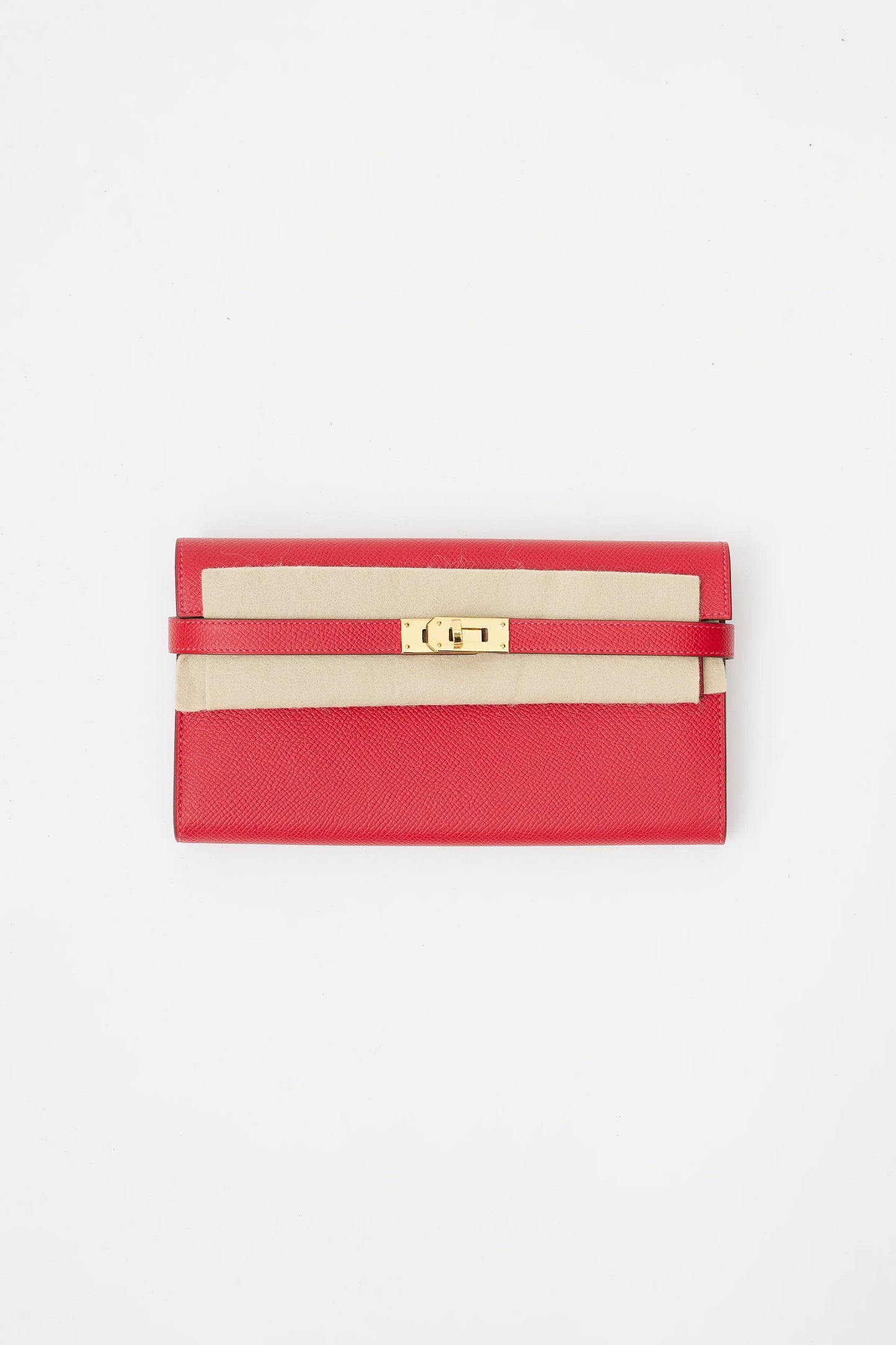 Hermès 2016 Rouge Casaque Epsom Kelly Wallet