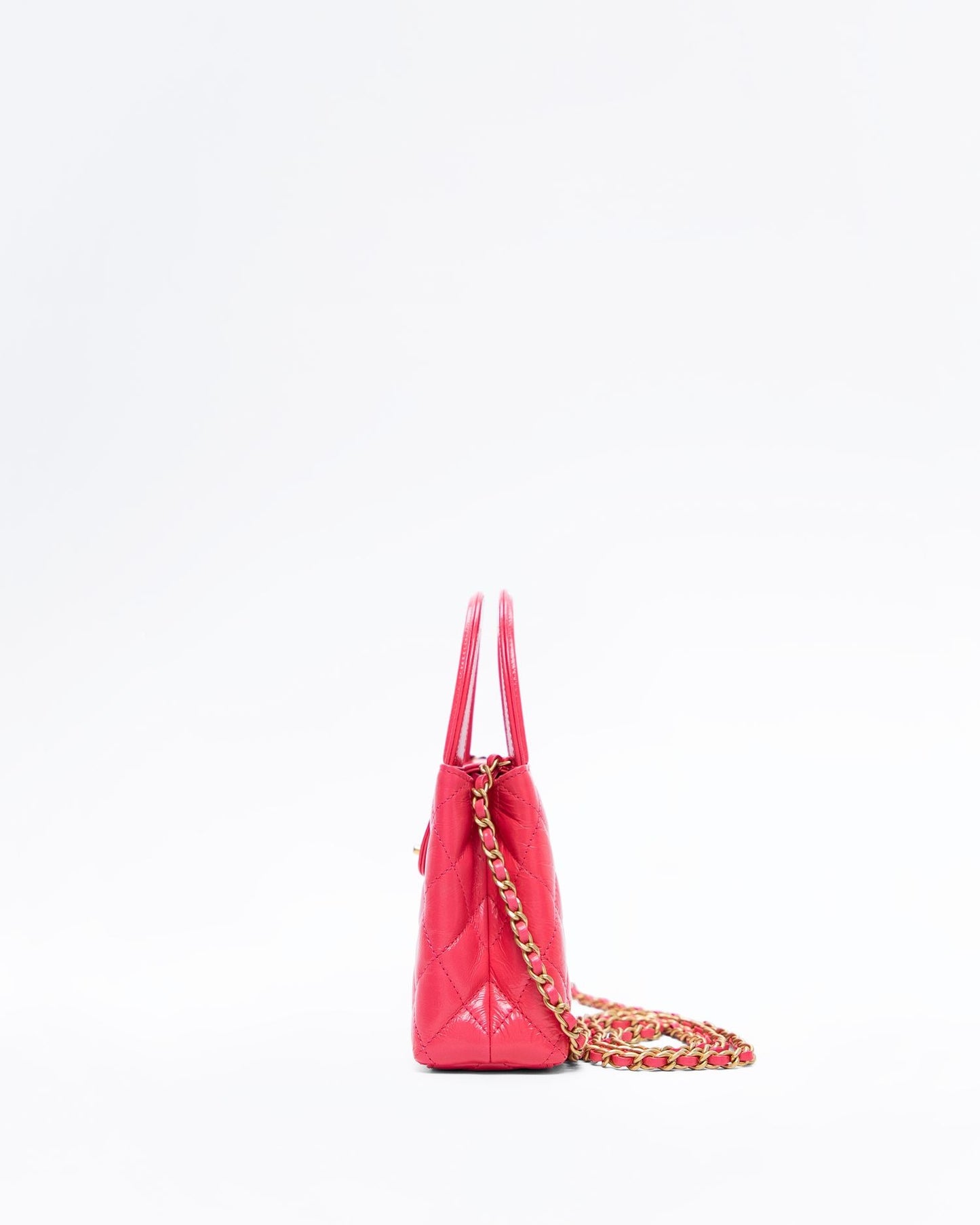 Chanel Kelly Top Handle Nano Shopping Bag – Pink