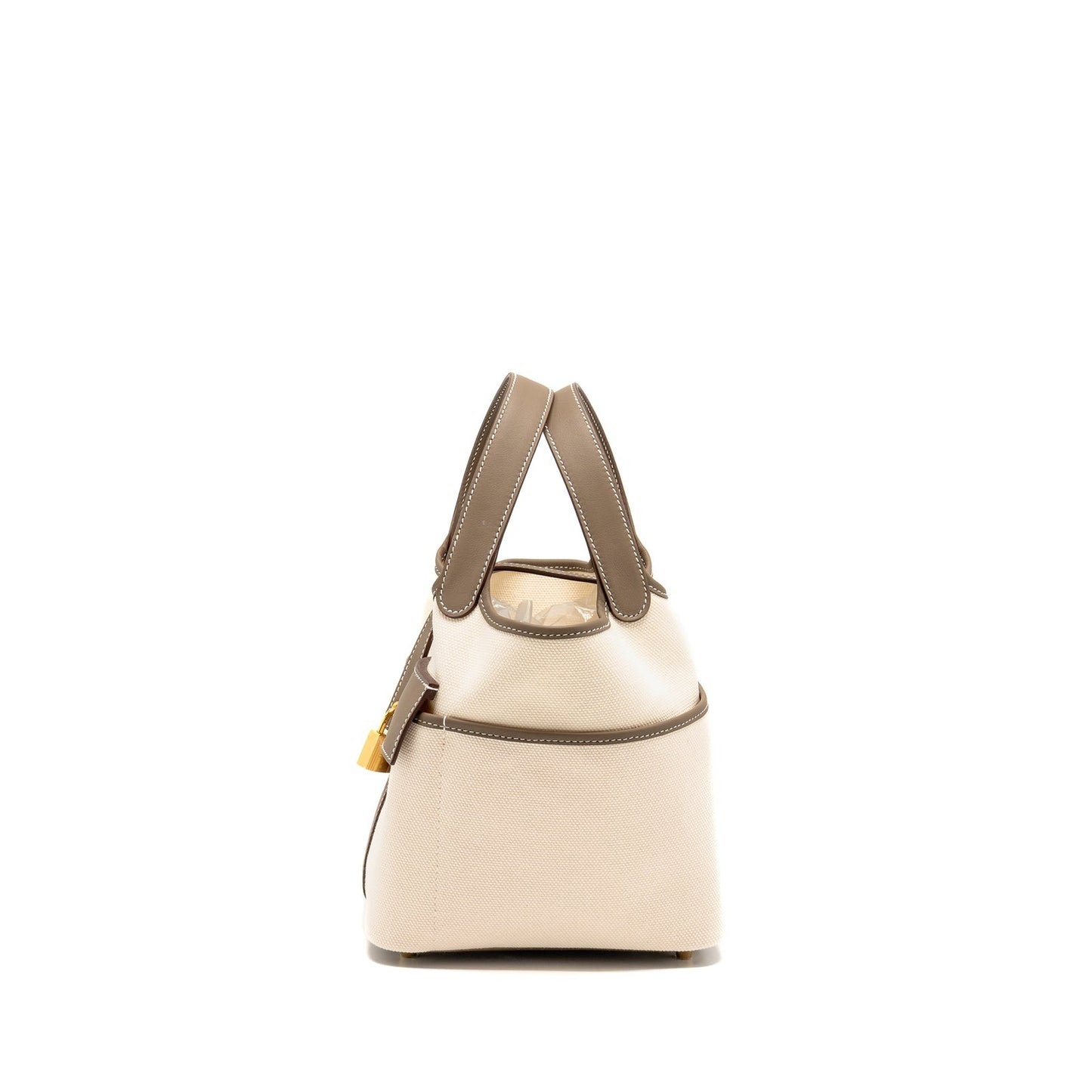 Hermès Cargo Picotin 18 Lock Bag – Ecru / Étoupe GHW