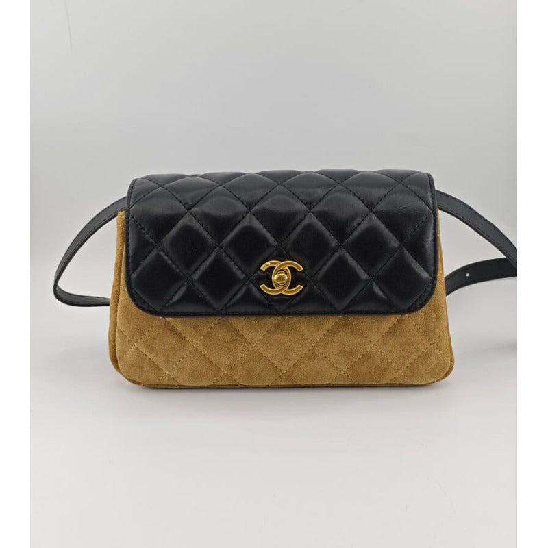 Chanel Mini Flap Bag in Suede 19.5cm – AP4677