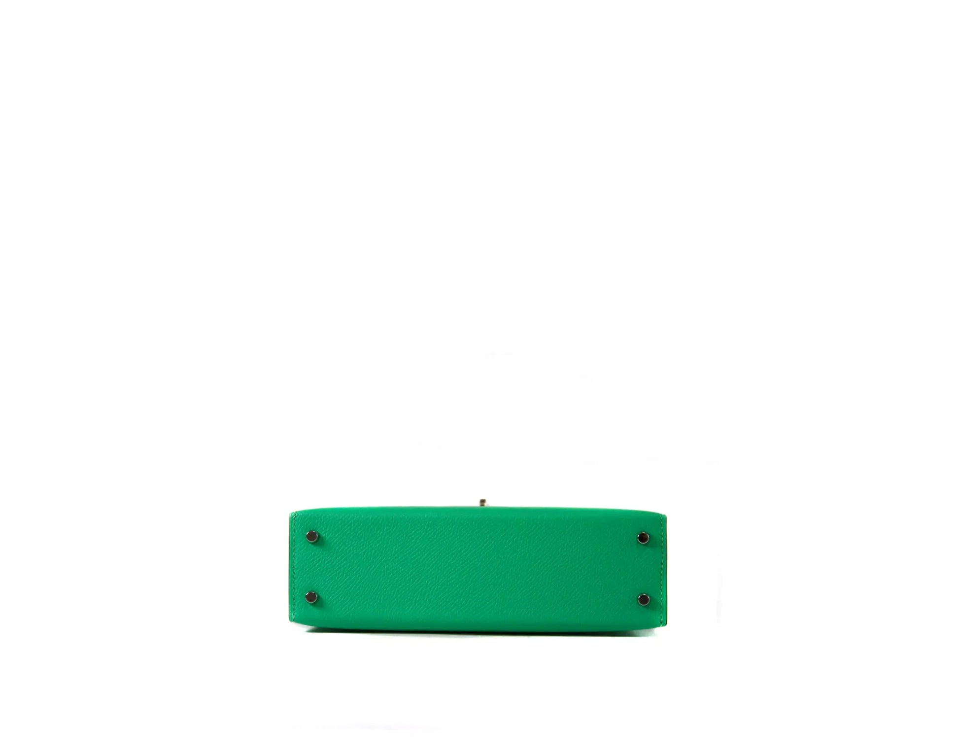 Hermès Kelly Mini 20 – Vert Comics / Vert Fizz / Gris Pale with Palladium Hardware - Zeuskicks