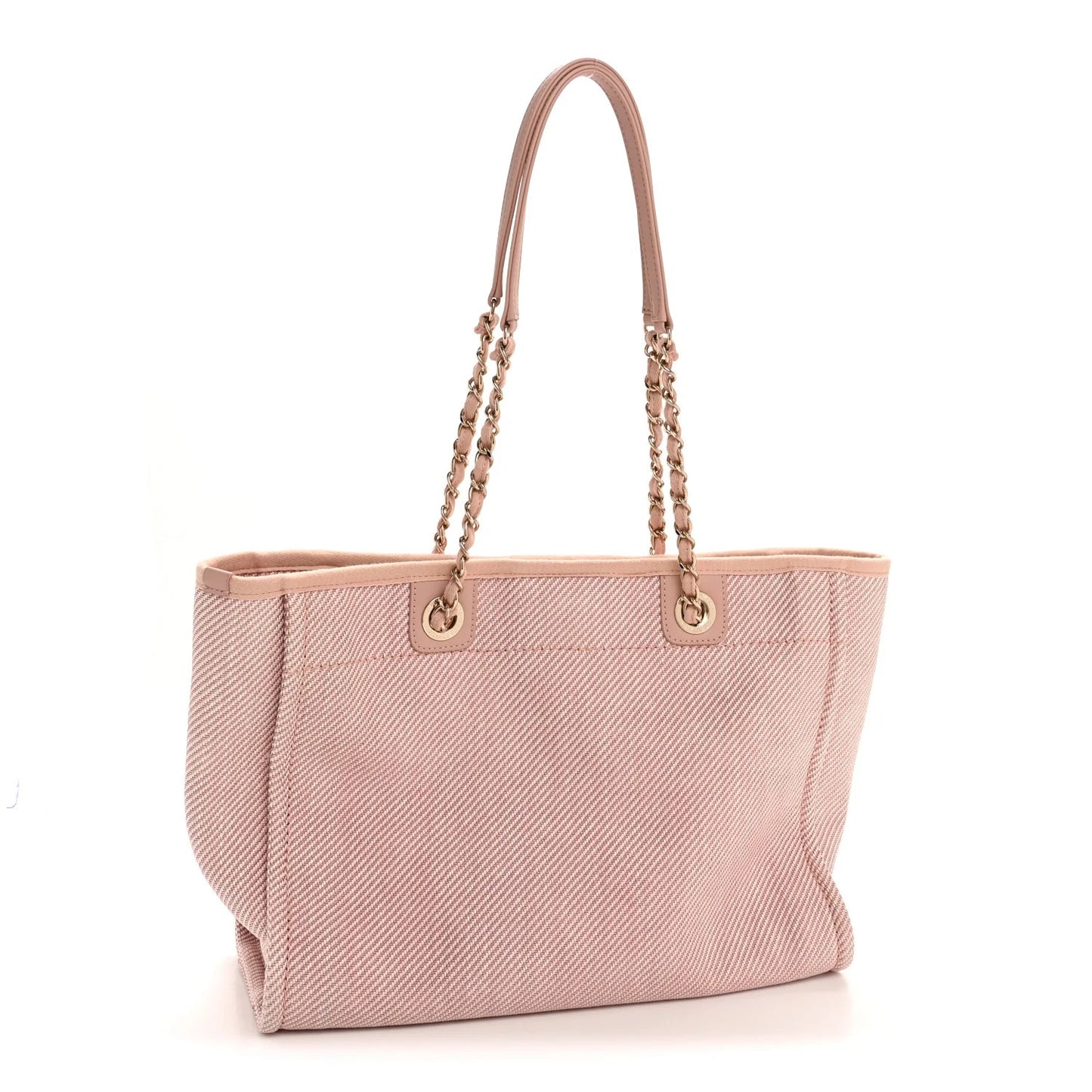 Chanel Mixed Fibers Calfskin Small Deauville Tote – Rose Pink