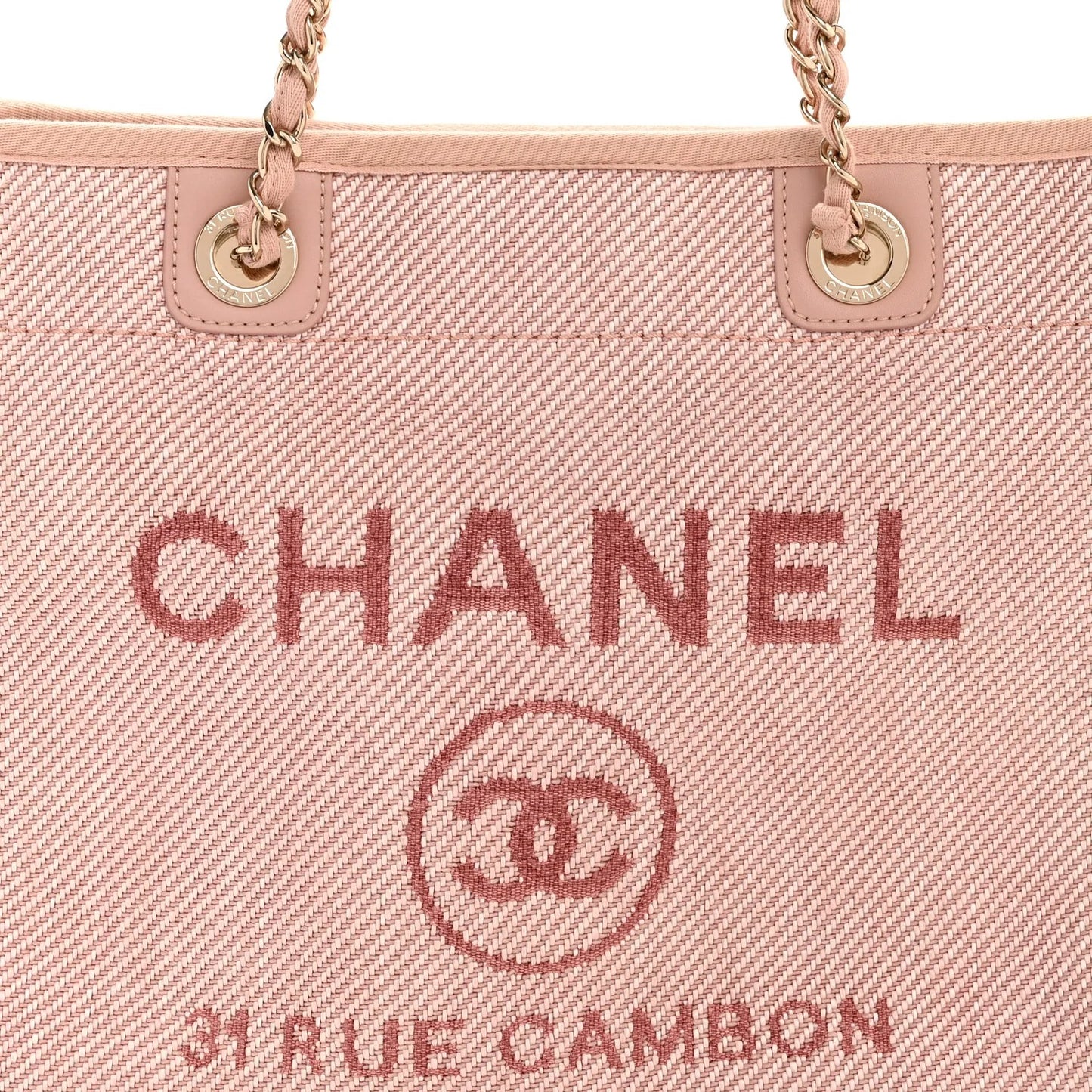 Chanel Mixed Fibers Calfskin Small Deauville Tote – Rose Pink